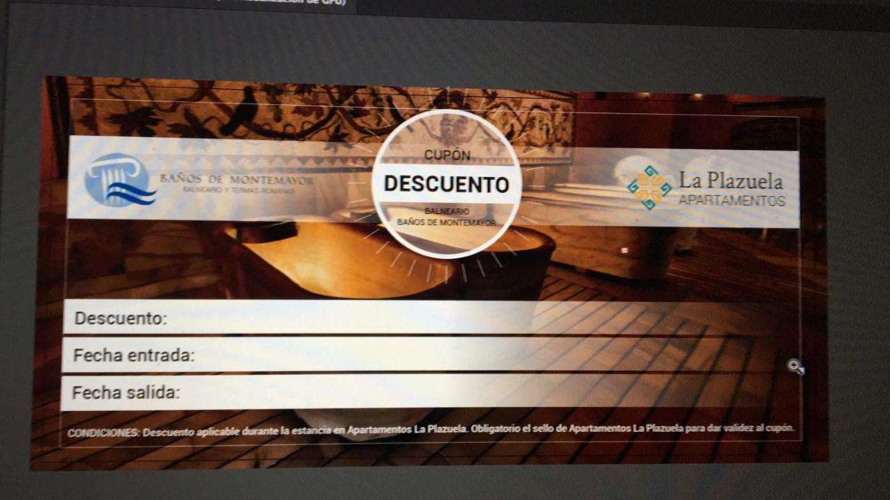 Apartamentos La Plazuela 巴尼奥斯德蒙特迈奥尔 外观 照片
